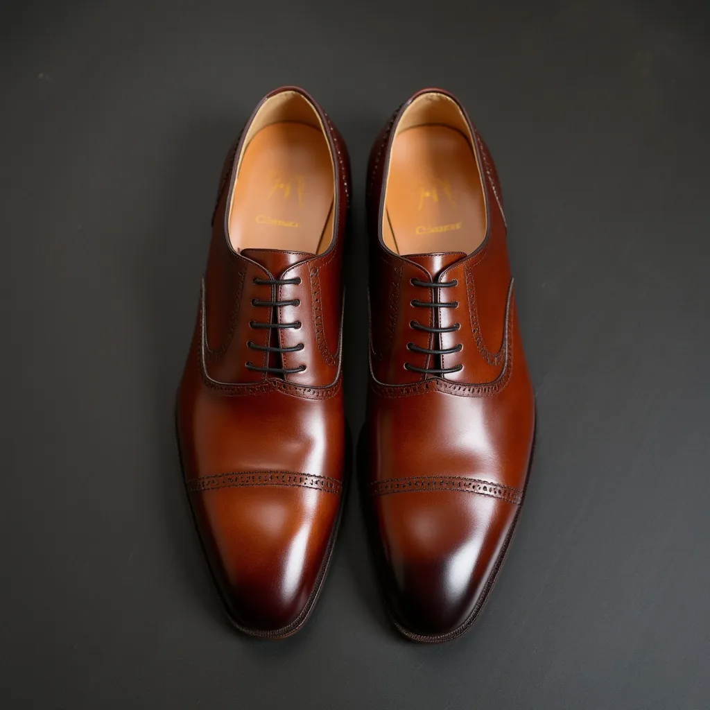 Zapatos de cuero pulidos